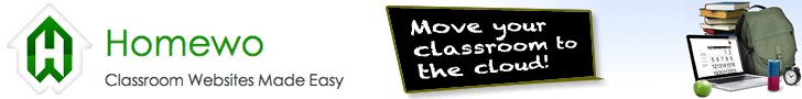 Homewo Classroom Websites: post homework assignments online