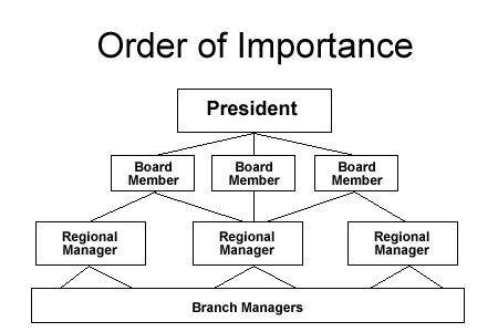 Order of Importance Text Structure Graphic Organizer