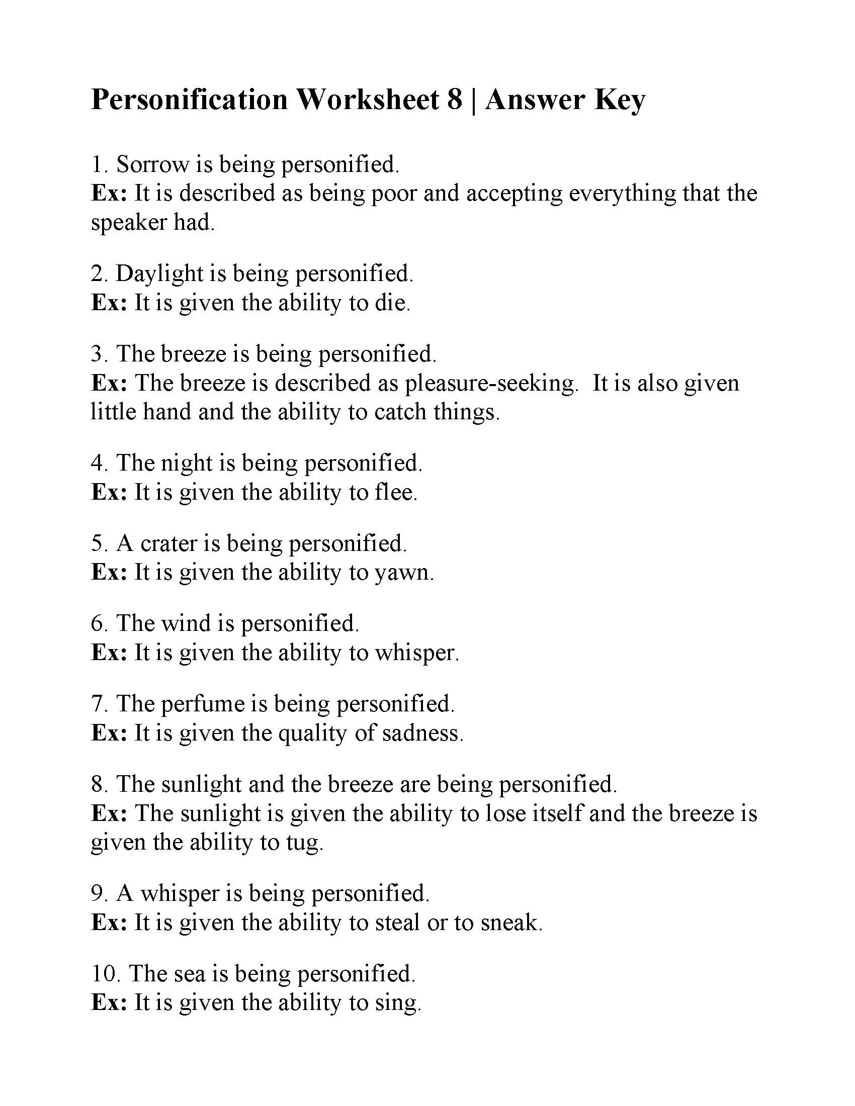 personification-worksheet-8-answers