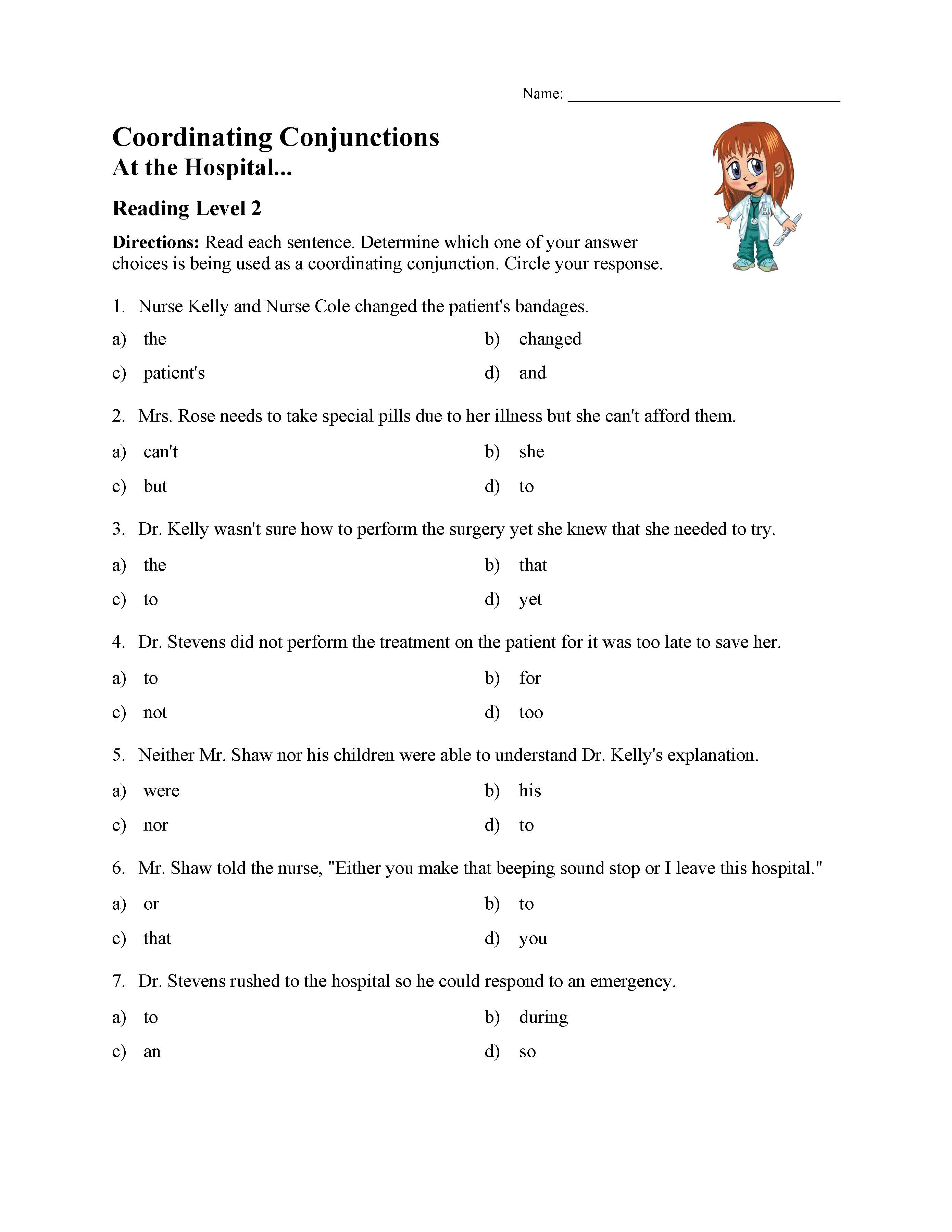 coordinating-conjunctions-worksheet-reading-level-2-preview