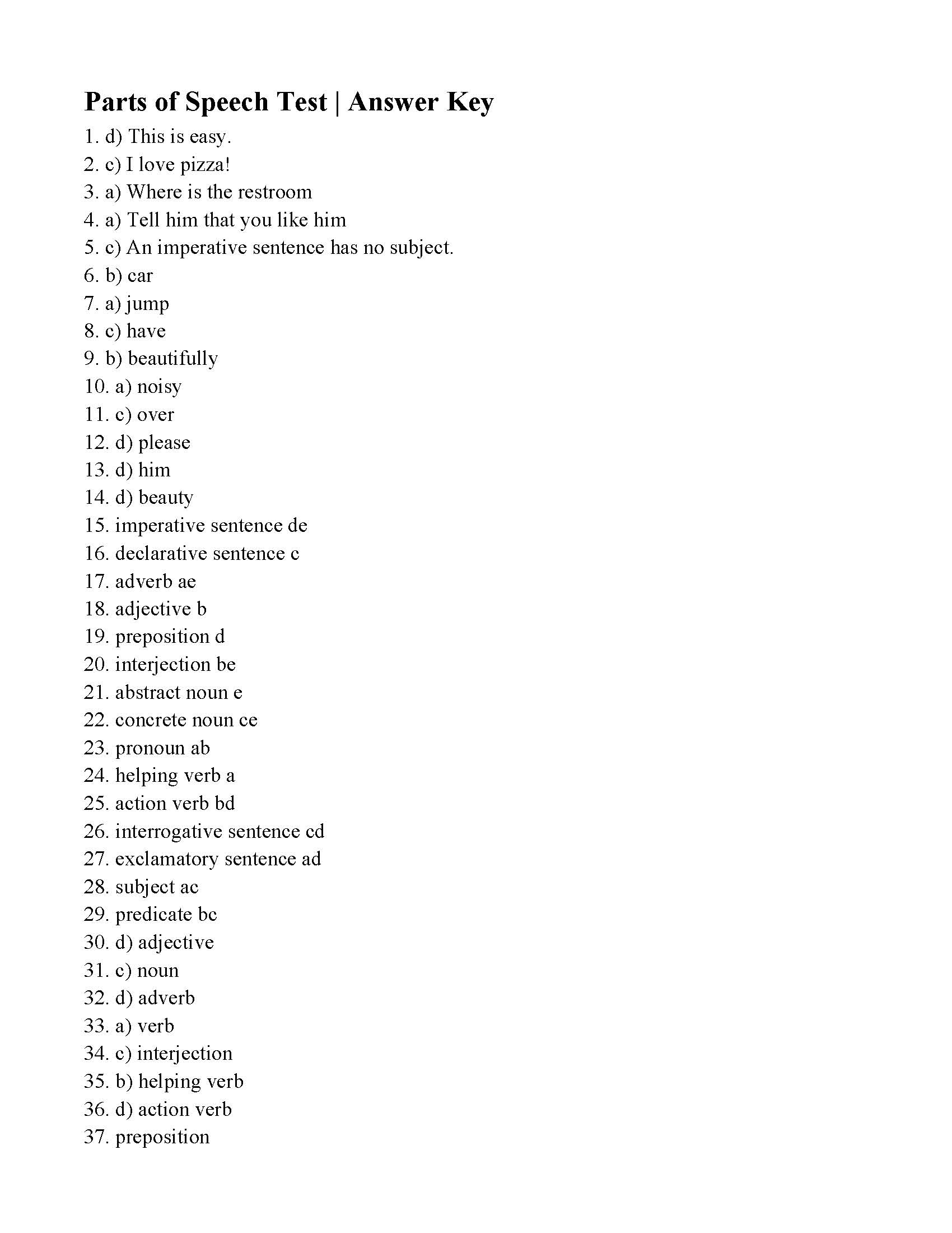 parts-of-speech-and-sentence-type-test-answers