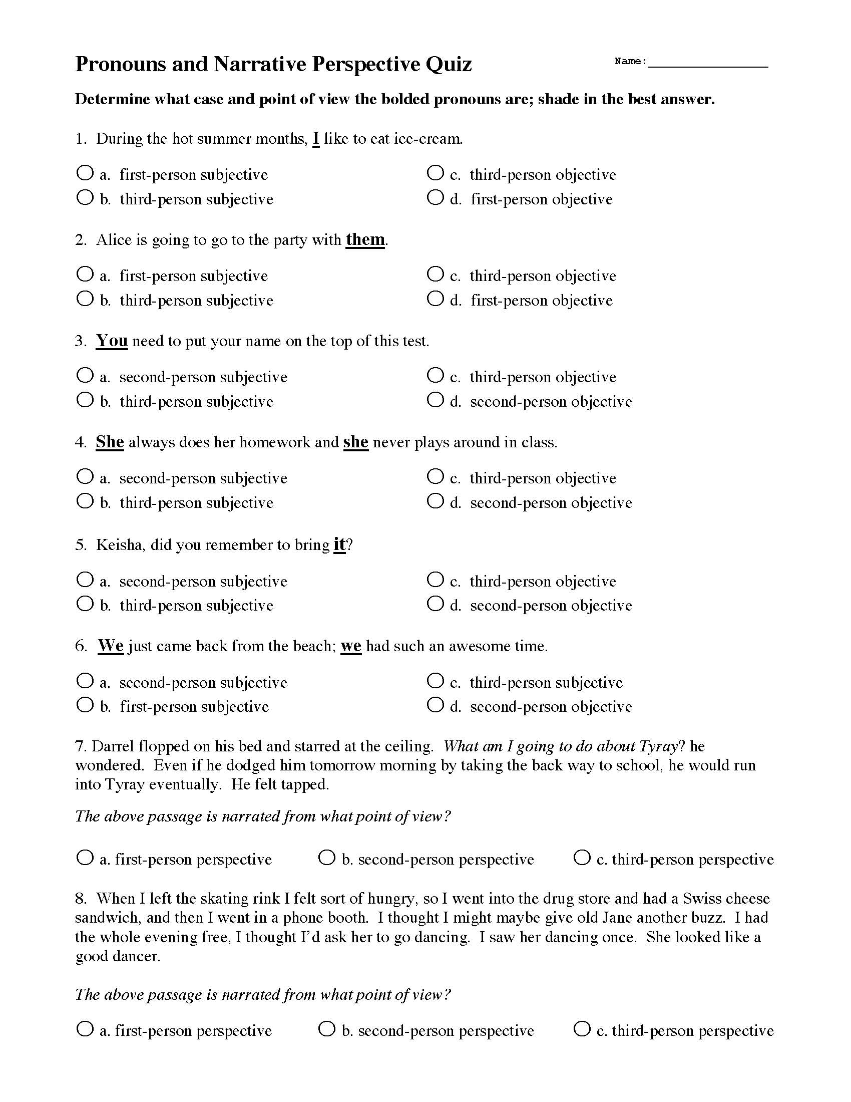 pronoun-case-and-perspective-quiz-2-preview