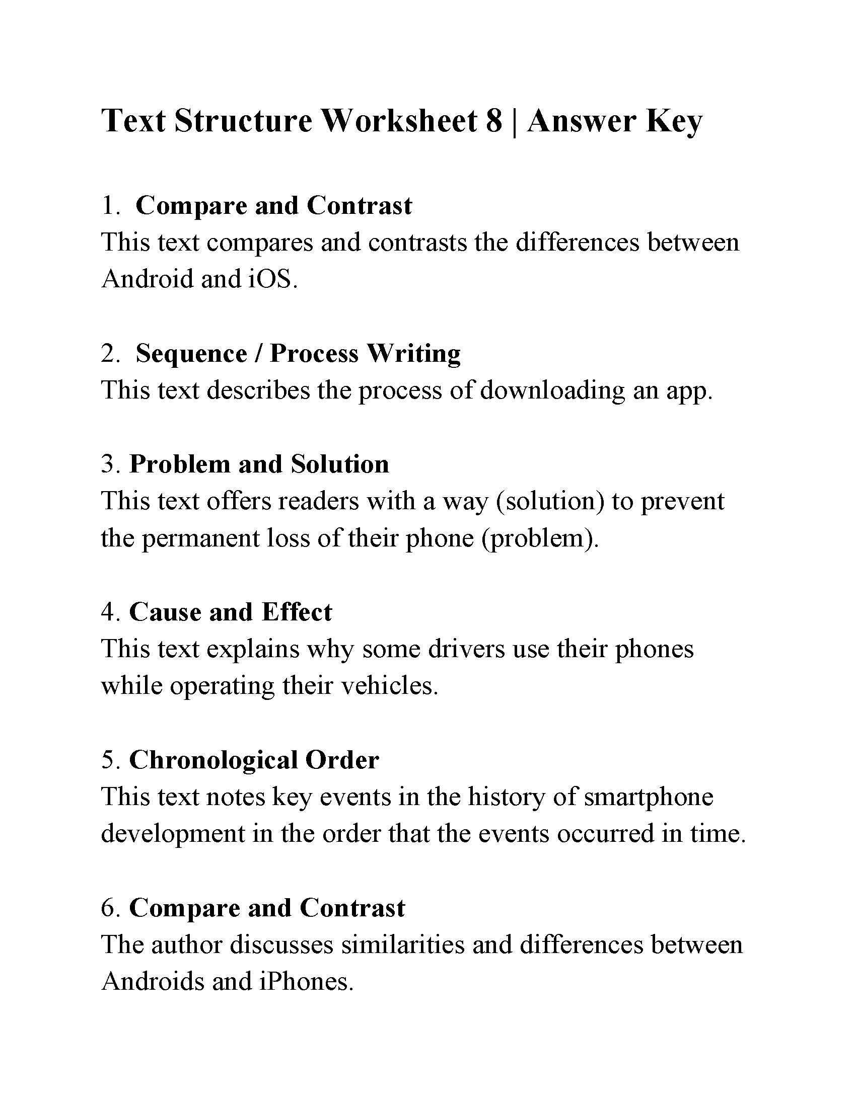 text-structure-worksheet-8-answers