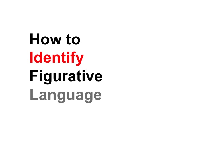 This is a preview image of How to Identify Figurative Language Lesson. Click on it to enlarge it or view the source file.
