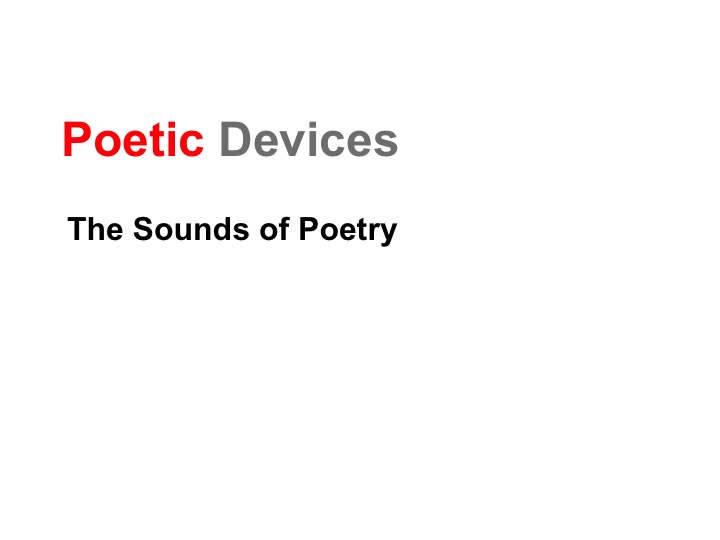 This is a preview image of Poetic Devices Lesson 1. Click on it to enlarge it or view the source file.