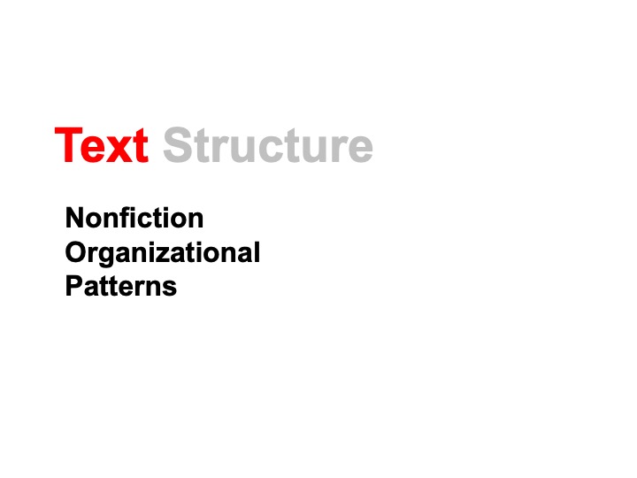 This is a preview image of Text Structure Lesson 1. Click on it to enlarge it or view the source file.