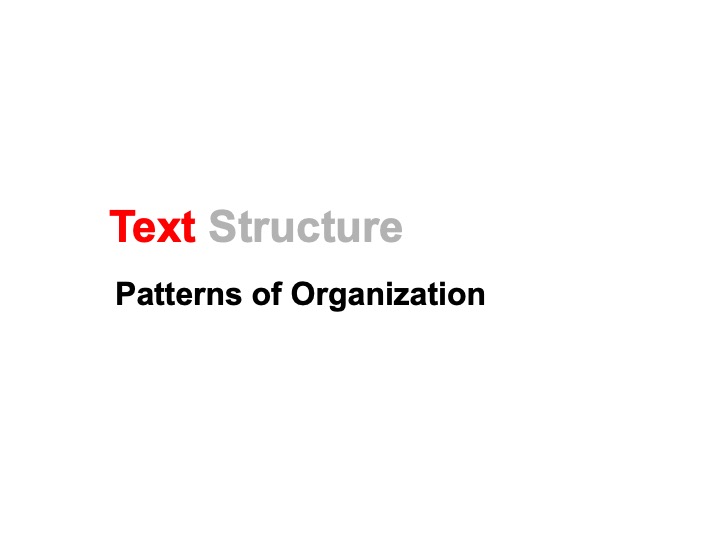 This is a preview image of Text Structure Lesson 2. Click on it to enlarge it or view the source file.