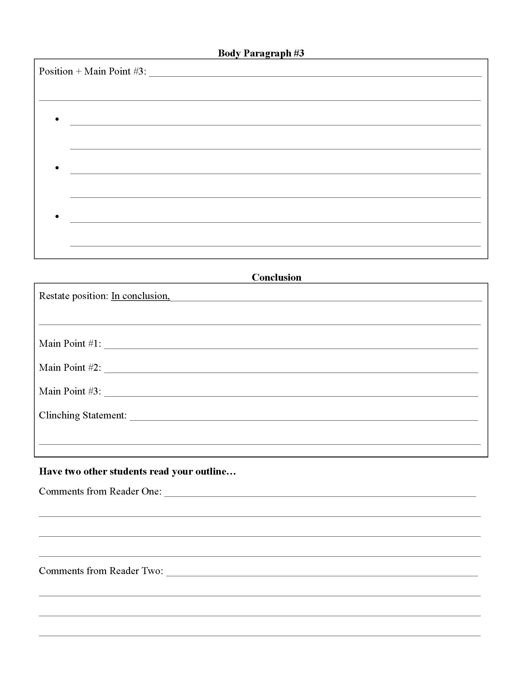boxes and bullets persuasive essay outline preview persuasive outline